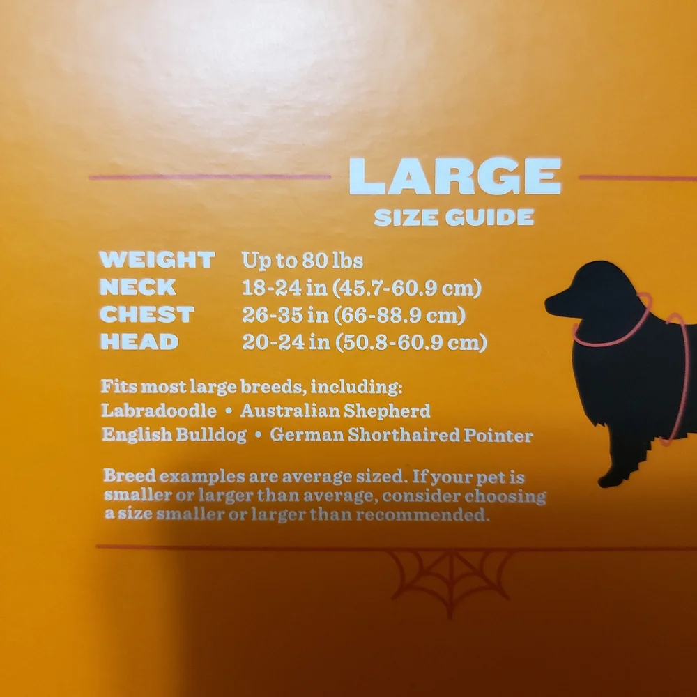 Hotdog Dog Costume Size Large With Ketchup Toy New With Tags Hyde And Eek